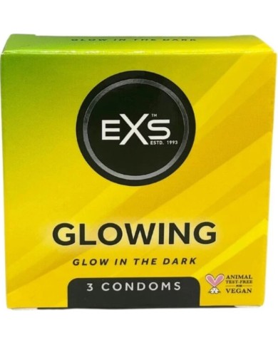 EXS CONDOMS GLOWN IN THE DARK