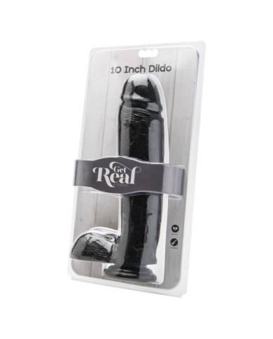 GET REAL DILDO 255 CM CON TESTICULOS NEGRO GET REAL DILDO 255 CM CON TESTICULOS NEGRO