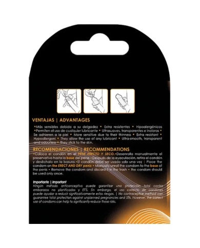 UNIQ CLASSIC PRESERVATIVOS SIN LATEX 3 UNIDADES