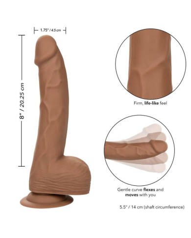 CALEXOTICS SILICONE STUDS 2032 CM BROWN CALEXOTICS SILICONE STUDS 2032 CM BROWN