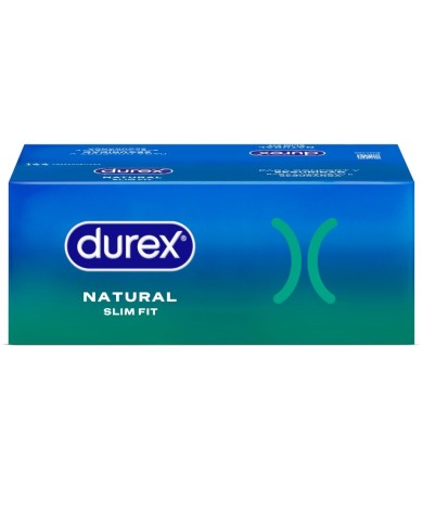 DUREX NATURAL SLIM FIT BASIC 144 UNIDADES