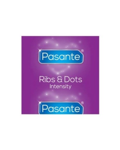PASANTE RIBS DOTS PRESERVATIVOS INTENSITY 144 UNIDADES