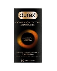 DUREX CONEXION TOTAL ULTRA FINO PLUS SIN LATEX 10 UNIDADES