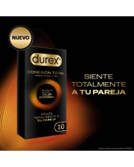 DUREX CONEXION TOTAL ULTRA FINO PLUS SIN LATEX 10 UNIDADES