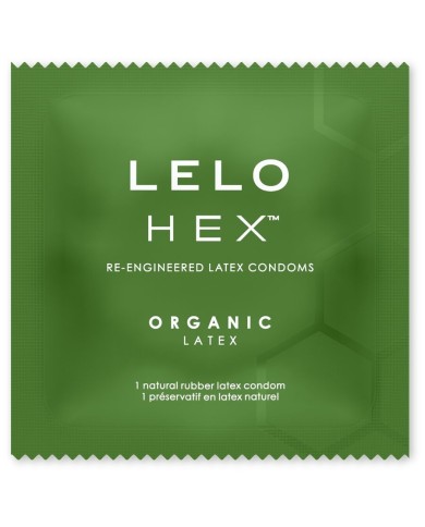 LELO HEX ORGANIC PRESERVATIVO CAJA 12 UDS