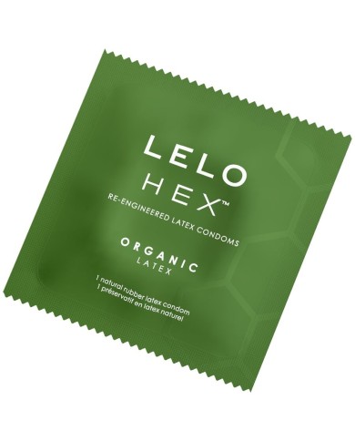 LELO HEX ORGANIC PRESERVATIVO CAJA 12 UDS