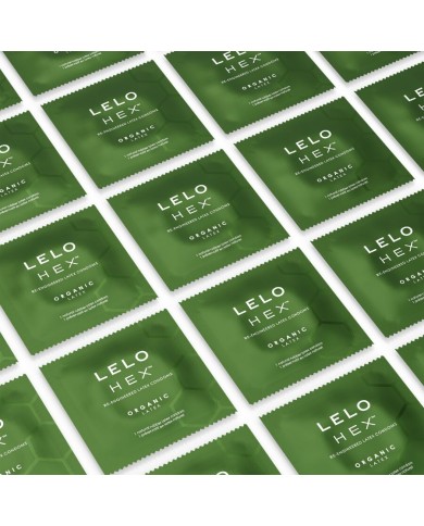 LELO HEX ORGANIC PRESERVATIVO CAJA 12 UDS