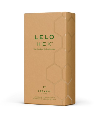LELO HEX ORGANIC PRESERVATIVO CAJA 12 UDS