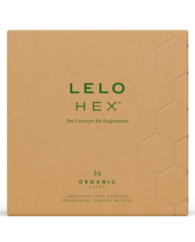 LELO HEX ORGANIC PRESERVATIVO CAJA 36 UDS
