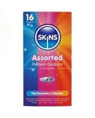SKINS SURTIDO PRESERVATIVOS PREMIUM PACK 16