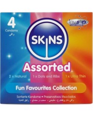 SKINS SURTIDO PRESERVATIVOS PREMIUM PACK 4
