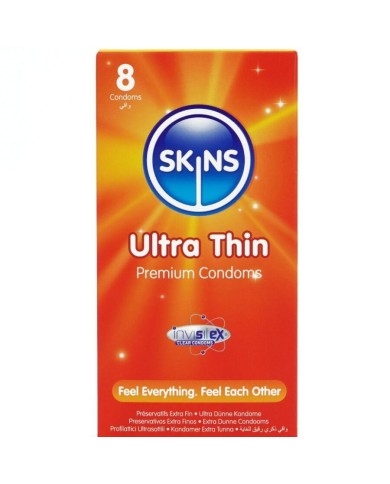 SKINS ULTRAFINOS PRESERVATIVOS PREMIUM PACK 8