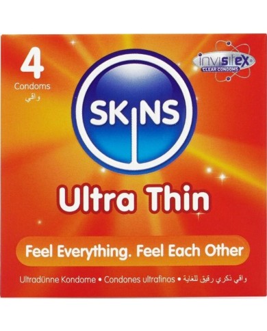 SKINS ULTRAFINOS PRESERVATIVOS PREMIUM PACK 4