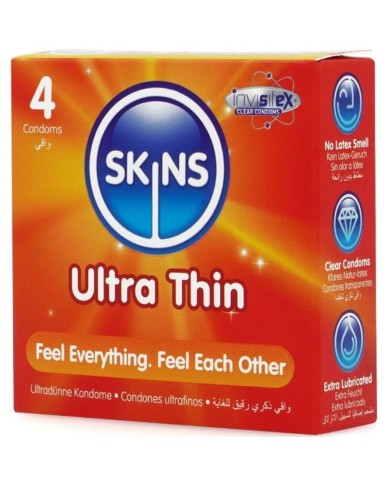 SKINS ULTRAFINOS PRESERVATIVOS PREMIUM PACK 4