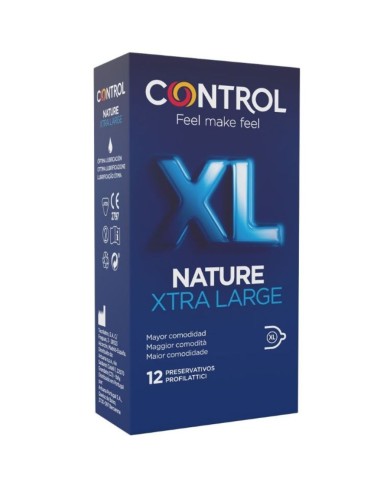 CONTROL ADAPTA NATURE XL PRESERVATIVOS 12 UNIDADES