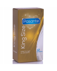 PASANTE PRESERVATIVOS KING MS LARGOS Y ANCHOS 12 UNIDADES