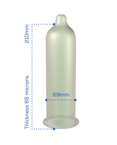 PASANTE PRESERVATIVO TAMANO SUPER KING BOLSA 144 UNIDADES