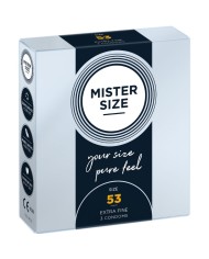 MISTER SIZE PRESERVATIVOS TALLA M 53 MM 3 UNIDADES