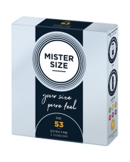 MISTER SIZE PRESERVATIVOS TALLA M 53 MM 3 UNIDADES