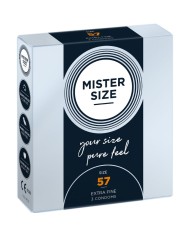 MISTER SIZE PRESERVATIVOS TALLA L 57 MM 3 UNIDADES