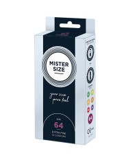 MISTER SIZE PRESERVATIVOS TALLA XXL 64 MM 10 UNIDADES