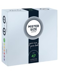 MISTER SIZE PRESERVATIVOS TALLA XS 47 MM 36 UNIDADES