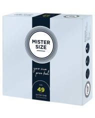 MISTER SIZE PRESERVATIVOS TALLA S 49 MM 36 UNIDADES