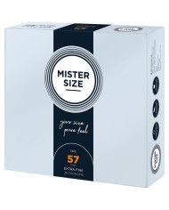 MISTER SIZE PRESERVATIVOS TALLA L 57 MM 36 UNIDADES