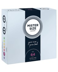 MISTER SIZE PRESERVATIVOS TALLA XXL 64 MM 36 UNIDADES