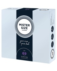 MISTER SIZE PRESERVATIVOS TALLA XXXL 69 MM 36 UNIDADES