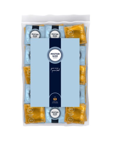 MISTER SIZE PRESERVATIVOS TALLA M 53 MM 100 UNIDADES