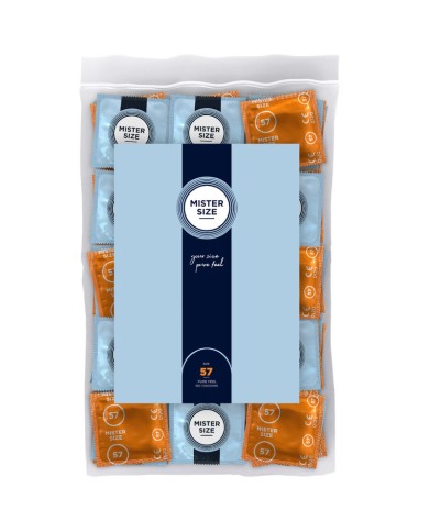 MISTER SIZE PRESERVATIVOS TALLA L 57 MM 100 UNIDADES