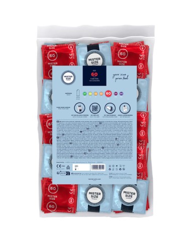 MISTER SIZE PRESERVATIVOS TALLA XL 60 MM 100 UNIDADES