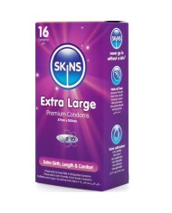 SKINS TAMANO XL PRESERVATIVOS PREMIUM PACK 16