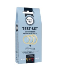 MISTER SIZE TEST SET 3 PRESERVATIVOS DIFERENTES TALLAS CINTA METRICA