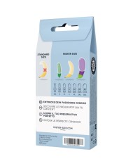 MISTER SIZE TEST SET 3 PRESERVATIVOS DIFERENTES TALLAS CINTA METRICA