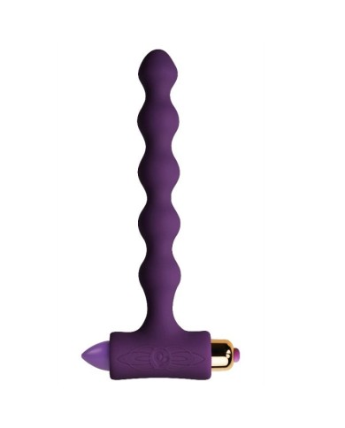 ROCKS OFF PLUG ANAL CON VIBRACION Y ONDULACIONES PETITE SENSATIONS PEARLS