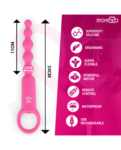 MORESSA RONIE POTENTE ROSARIO ANAL CONTROL REMOTO ROSA