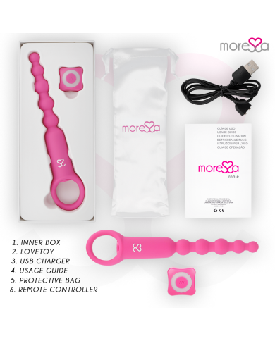 MORESSA RONIE POTENTE ROSARIO ANAL CONTROL REMOTO ROSA