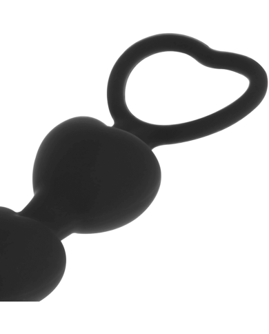 BLACKSILVER MILA CADENA ANAL DE CORAZONES 18 CM