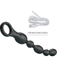 PRETTY LOVE VAN BOLAS ANALES 10 VIBRACIONES RECARGABLE SILICONA