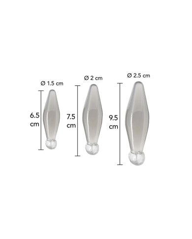 TOYJOY ANAL PLAY RIMMER DE DEDO 3 PIEZAS TRANSPARENTE