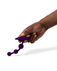 ROMP AMP PURPLE BOLAS ANALES FLEXIBLES DE SILICONA 125 CM MORADO