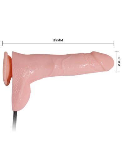 BAILE INFLATABLE DILDO HINCHABLE REALISTICO CON VENTOSA 15 CM