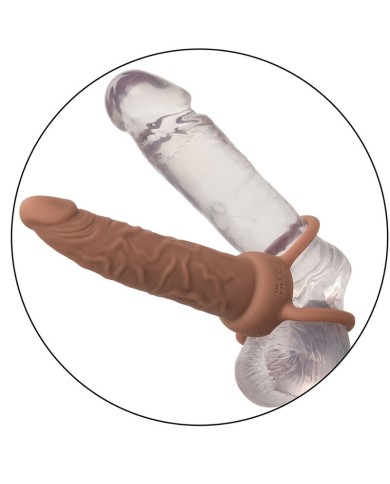 CALEXOTICS PERFORMANCE MAXX DOBLE PENETRADOR RECARGABLE PIEL MORENO