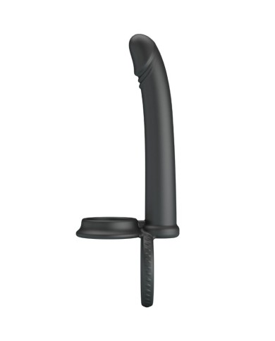 PRETTY LOVE MOSES ANILLO DOBLE PENE PARA DONLE PENETACION NEGRO