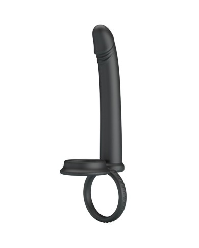 PRETTY LOVE MOSES ANILLO DOBLE PENE PARA DONLE PENETACION NEGRO