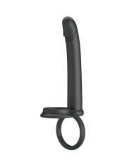 PRETTY LOVE MOSES ANILLO DOBLE PENE PARA DONLE PENETACION NEGRO