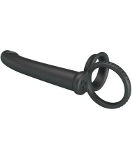 PRETTY LOVE MOSES ANILLO DOBLE PENE PARA DONLE PENETACION NEGRO
