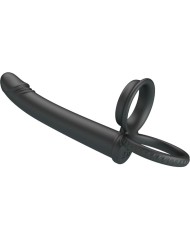 PRETTY LOVE MOSES ANILLO DOBLE PENE PARA DONLE PENETACION NEGRO